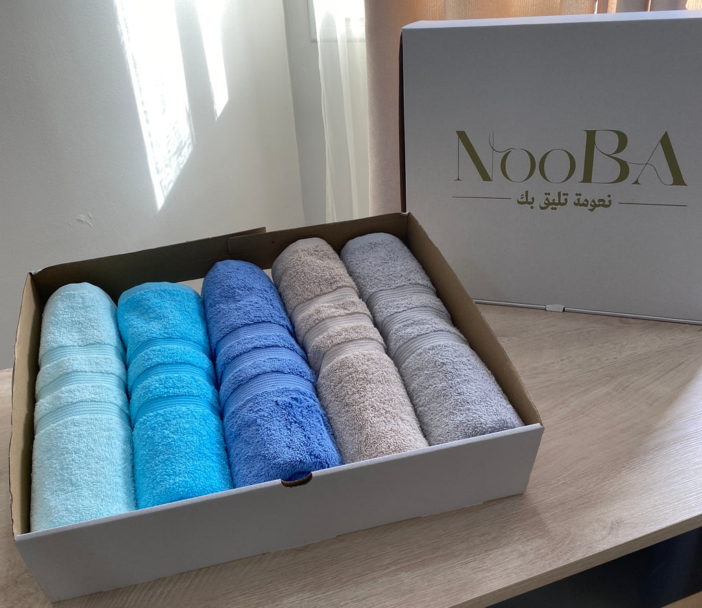 COFFRET NUAGE ( 5 serviette visage )
