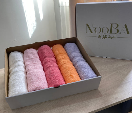 COFFRET NUAGE ( 5 serviette visage )